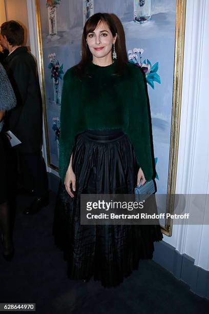 Actress Amira Casar attends the Annual Charity Dinner hosted by the AEM Association Children of the World for Rwanda at Pavillon Ledoyen on December...