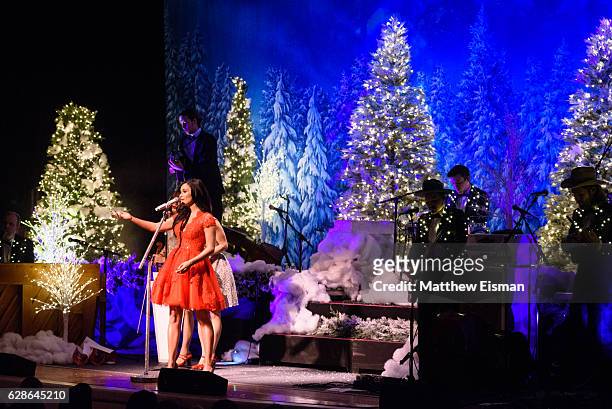 Singer Kacey Musgraves performs live on stage for the 'A Very Kacey Christmas Tour' at Town Hall, on December 8, 2016 in New York City.