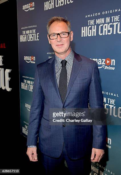 Executive producer Daniel Percival attends the Amazon Red Carpet Season Two Premiere Screening of Emmy Award Winning Original Drama Series 'The Man...