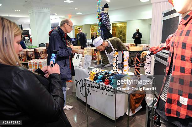 Atmosphere at Guys' Night Out at Lord & Taylor with Sterling Shepard, Jason Pierre Paul and Frankie Edgar on December 8, 2016 in New York City.