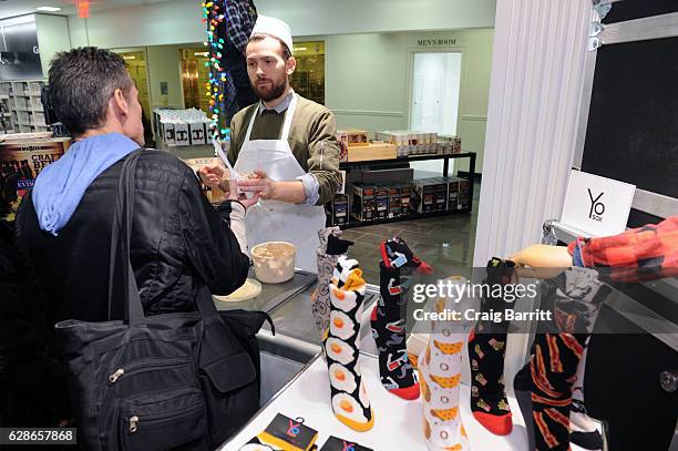 Atmosphere at Guys' Night Out at Lord & Taylor with Sterling Shepard, Jason Pierre Paul and Frankie Edgar on December 8, 2016 in New York City.