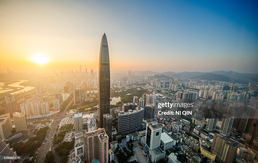 China shenzhen Skyscraper