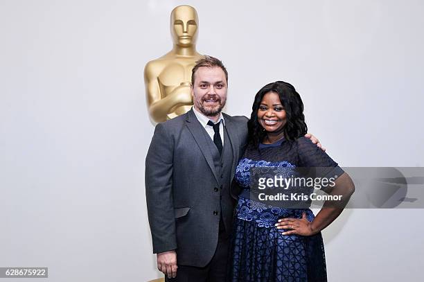 Ted Melfi and Octavia Spencer attends an official academy screening of HIDDEN FIGURES hosted by the The Academy of Motion Picture Arts and Sciences...