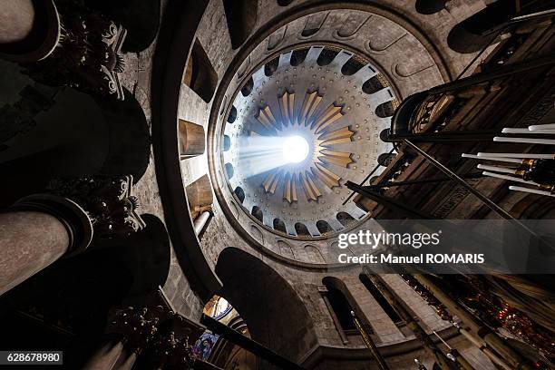 chapel of the holy sepulchre - church of the holy sepulchre 個照片及圖片檔