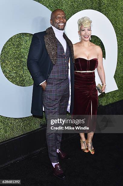 Actor Terry Crews and Rebecca Crews attend the 2016 GQ Men of the Year Party at Chateau Marmont on December 8, 2016 in Los Angeles, California.