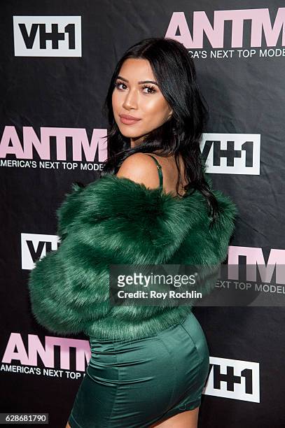 Juliette Kelly Smith attends VH1's "America's Next Top Model" Premiere at Vandal on December 8, 2016 in New York City.