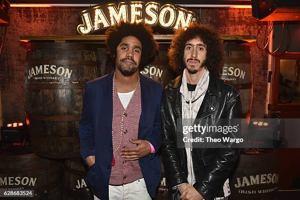 Tash Neal and Chris St. Hilaire of The London Souls celebrate the launch of Jameson Music at Pianos in NYC.