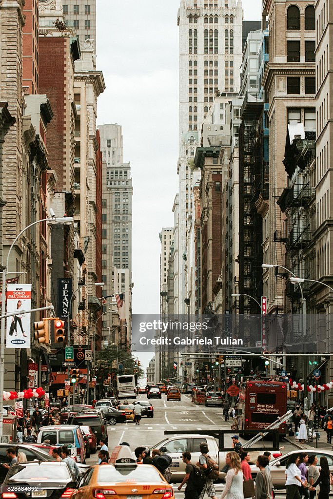 Broadway Avenue in SOHO Manhattan, New York City