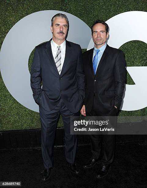 Actors Chris Noth and Jason Patric attend the GQ Men of the Year party at Chateau Marmont on December 8, 2016 in Los Angeles, California.