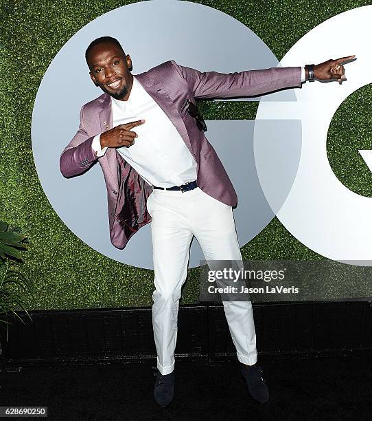 Usain Bolt attends the GQ Men of the Year party at Chateau Marmont on December 8, 2016 in Los Angeles, California.