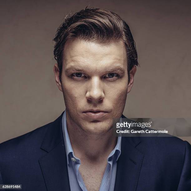 Jake Lacy poses at a portrait session during day two of the 13th annual Dubai International Film Festival held at the Madinat Jumeriah Complex on...
