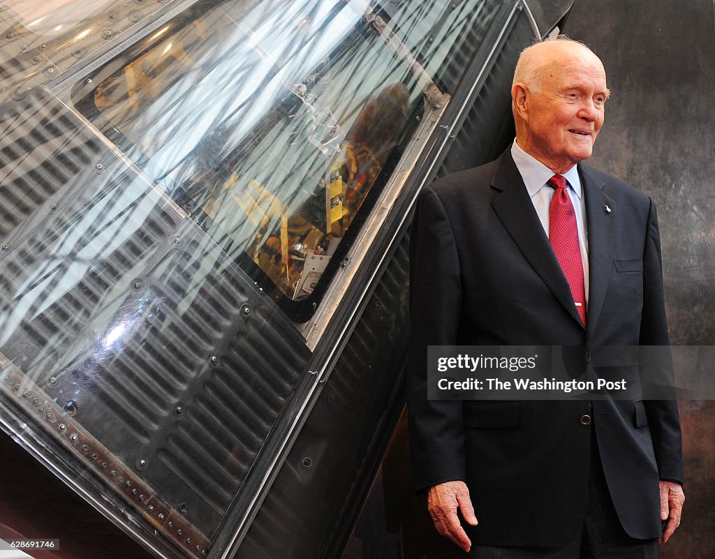 Astronauts John h. Glenn and M. Scott Carpenter.
