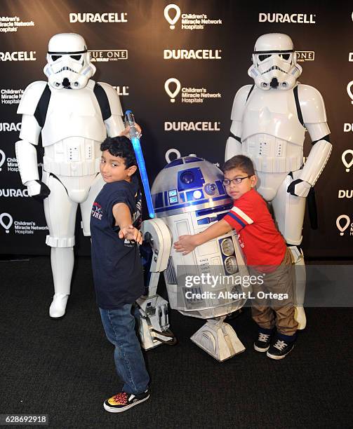 Duracell celebrates its 1 million battery donation to Children's Miracle Network Hospitals nationwide by joining forces with Lucasfilm and "Rogue...