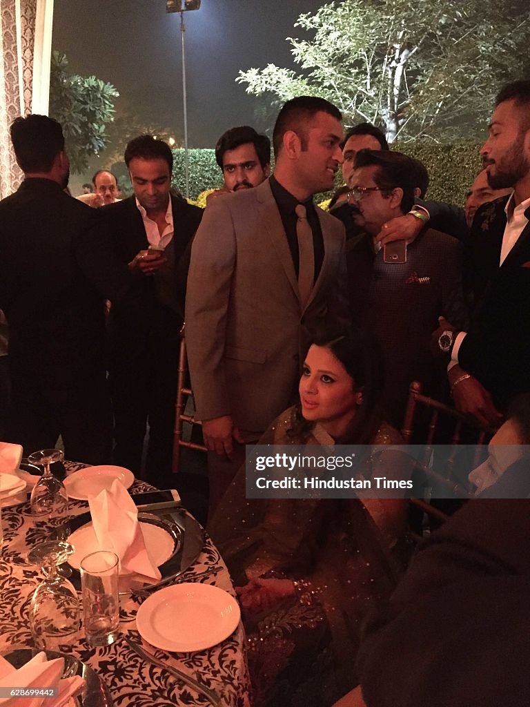 Wedding Reception Of Indian Cricketer Yuvraj Singh And Bollywood Actor Hazel Keech