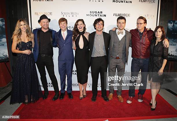 Anna Hutchinson, Richard Gray, John Karna, Haley Webb, Shane Coffey, Drew Roy, Carey Elwes and Melora Walters attend the Premiere Of Screen Media...