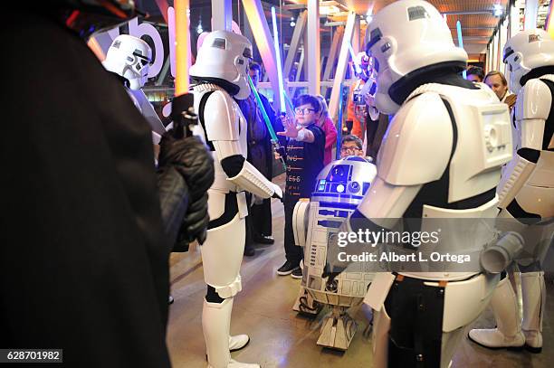 Following a lightsaber training CHLA patients face off against Stormtroopers and Darth Vader. Duracell celebrates its 1 million battery donation to...