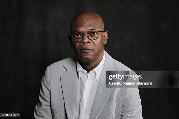 Samuel L Jackson poses at a portrait session during day three of the 13th annual Dubai International Film Festival held at the Madinat Jumeriah...