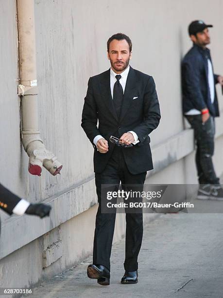 Tom Ford is seen at 'Jimmy Kimmel Live' on December 08, 2016 in Los Angeles, California.