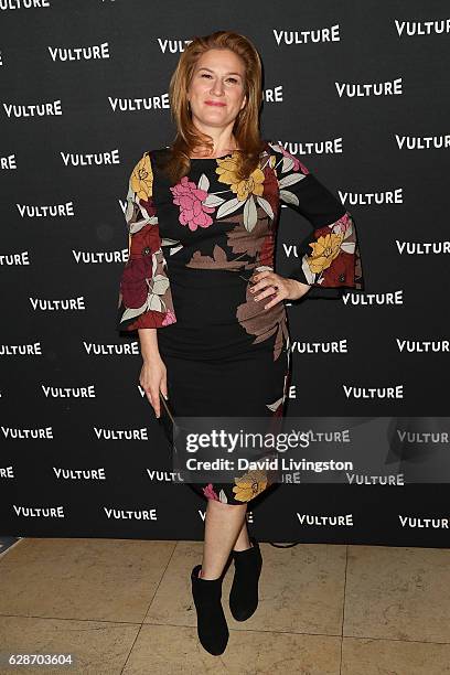 Actress Ana Gasteyer arrives at the Vulture Awards Season Party at the Sunset Tower Hotel on December 8, 2016 in West Hollywood, California.