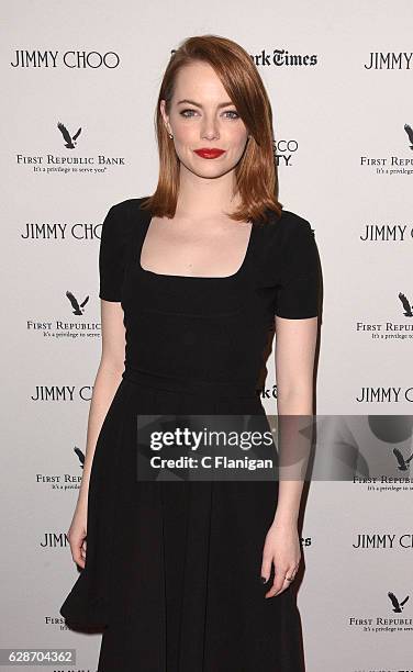 Actress Emma Stone attends the SF Film Society Presents SF Honors: 'La La Land' at Castro Theatre on December 8, 2016 in San Francisco, California.