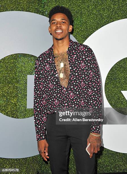 Player Nick Young attends GQ Men of the Year Party at Chateau Marmont on December 8, 2016 in Los Angeles, California.