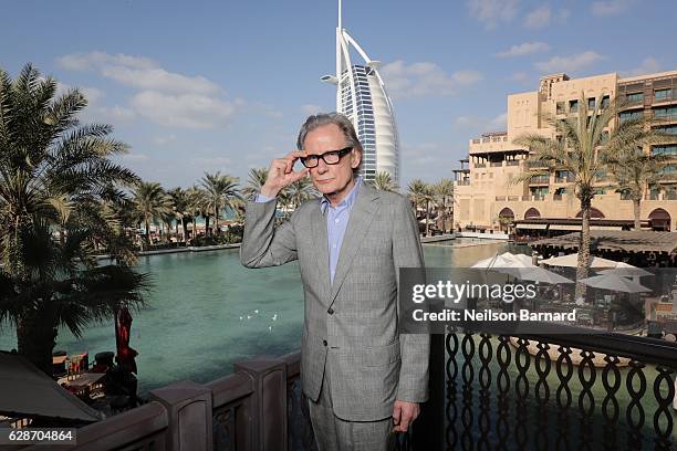 Bill Nighy poses at a portrait session during day three of the 13th annual Dubai International Film Festival held at the Madinat Jumeriah Complex on...