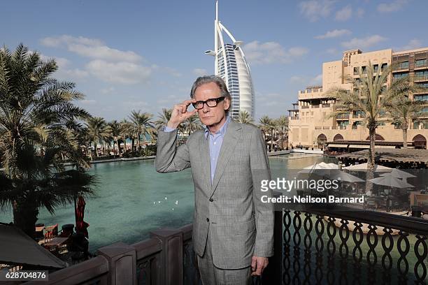 Bill Nighy poses at a portrait session during day three of the 13th annual Dubai International Film Festival held at the Madinat Jumeriah Complex on...