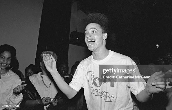 Christopher 'Kid' Reid of rap duo KID 'N PLAY at a party for the ...
