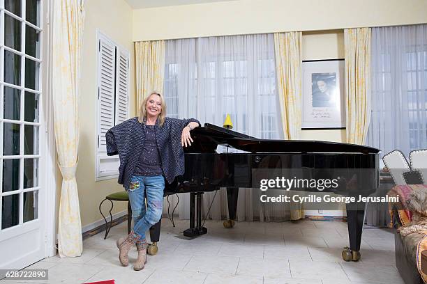 Singer Veronique Sanson is photographed for Gala on October 19, 2016 in Paris, France.