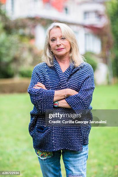 Singer Veronique Sanson is photographed for Gala on October 19, 2016 in Paris, France.