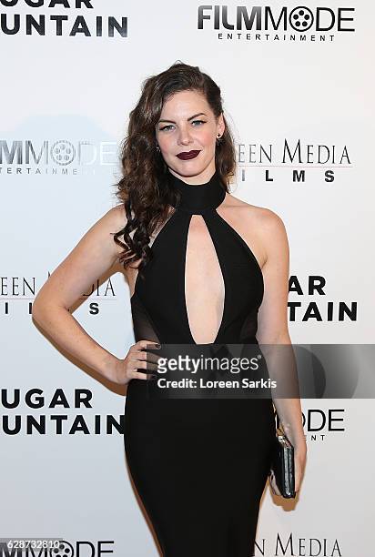 Haley Webb arrives at the Premiere of Screen Media Films' "Sugar Mountain" at the Vista Theatre on December 8, 2016 in Los Angeles, California.