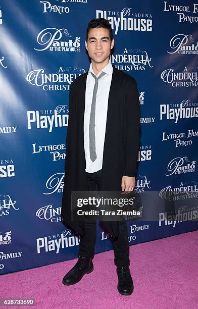 Davi Santos attends the Lythgoe Family Panto's 'A Cinderella Christmas' at Pasadena Playhouse on December 8, 2016 in Pasadena, California.