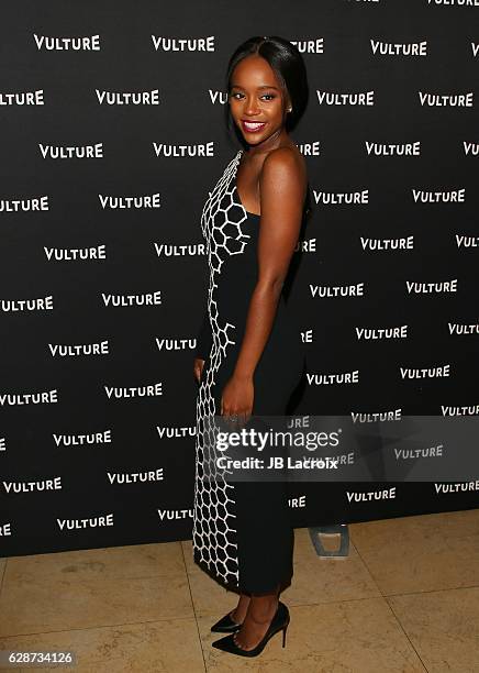 Aja Naomi King attends the Vulture Awards Season Party on December 08, 2016 in West Hollywood, California.