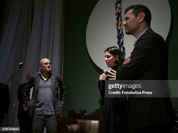 Juan Carlos Verme, president of the Art Museum of Lima, proclaim tonight at the Prado Saloon, in the MALI, the architects Mariana Leguia and Ginés...