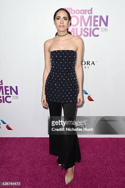 Louise Roe attends the Billboard Women in Music 2016 event on December 9, 2016 in New York City.