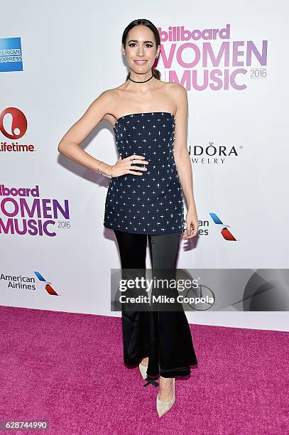 Louise Roe attends the Billboard Women in Music 2016 event on December 9, 2016 in New York City.