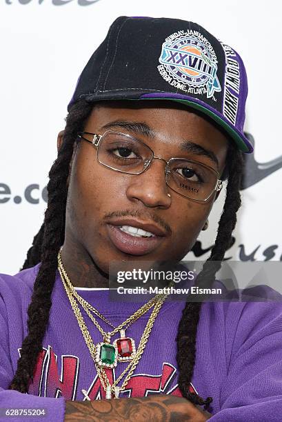 Singer Jacquees visits at Music Choice on December 9, 2016 in New York City.