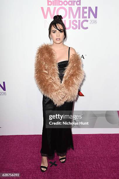Bea Miller attends the Billboard Women in Music 2016 event on December 9, 2016 in New York City.