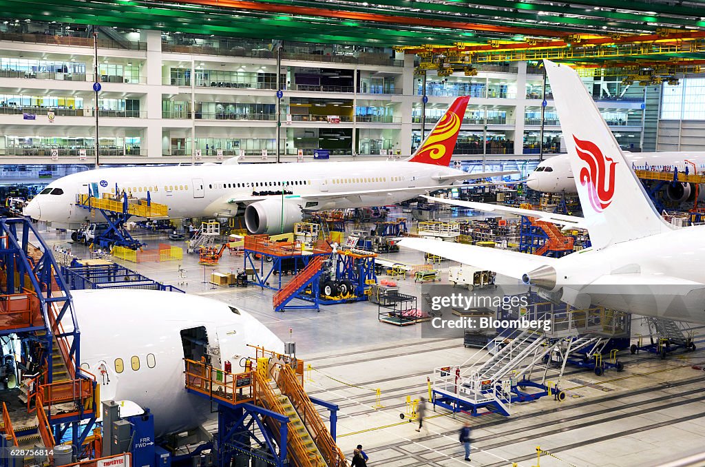 Boeing's Newest 787 Prepares To Take Off As Trump Roils Trade