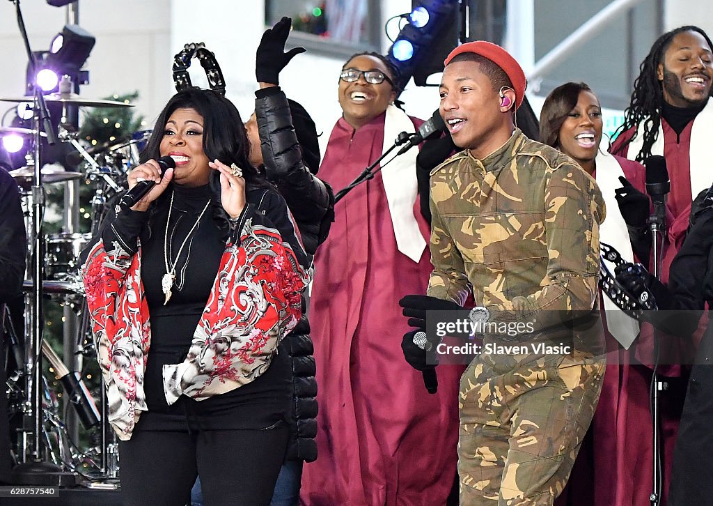 Pharrell Performs On NBC's "Today"