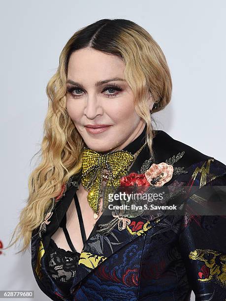 Madonna attends Billboard Women In Music 2016 Airing December 12th On Lifetime at Pier 36 on December 9, 2016 in New York City.