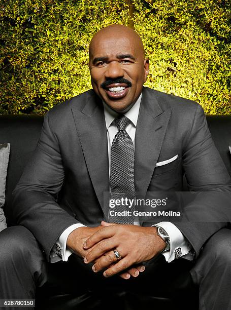 Comedian and game show host Steve Harvey is photographed for Los Angeles Times on October 28, 2016 in Los Angeles, California. PUBLISHED IMAGE....