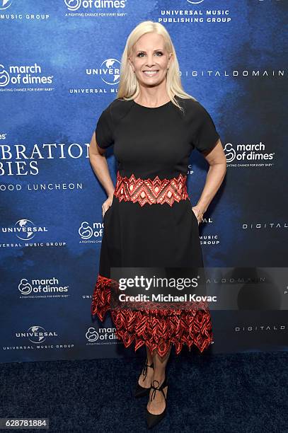 Actress Monica Potter attends 2016 March of Dimes Celebration of Babies at the Beverly Wilshire Four Seasons Hotel on December 9, 2016 in Beverly...