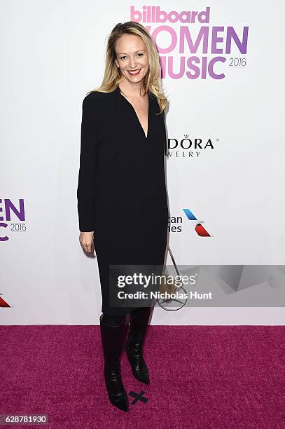 Jennifer Justice attends the Billboard Women in Music 2016 event on December 9, 2016 in New York City.