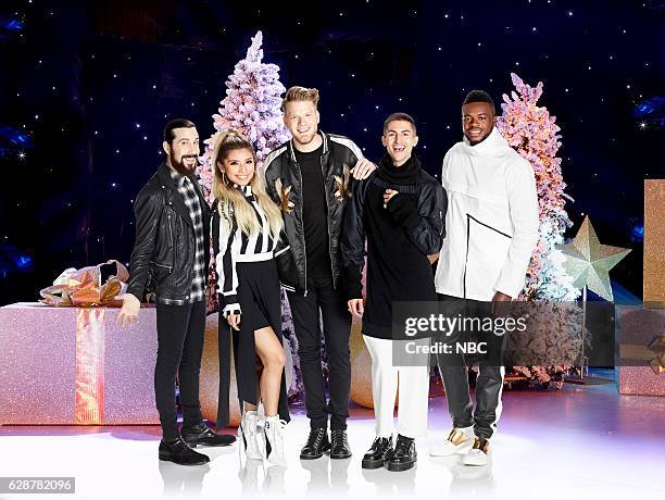 Season: 1 -- Pictured: Avi Kaplan, Kirstin Maldonado, Scott Hoying, Mitch Grassi, Kevin "K.O." Olusola --