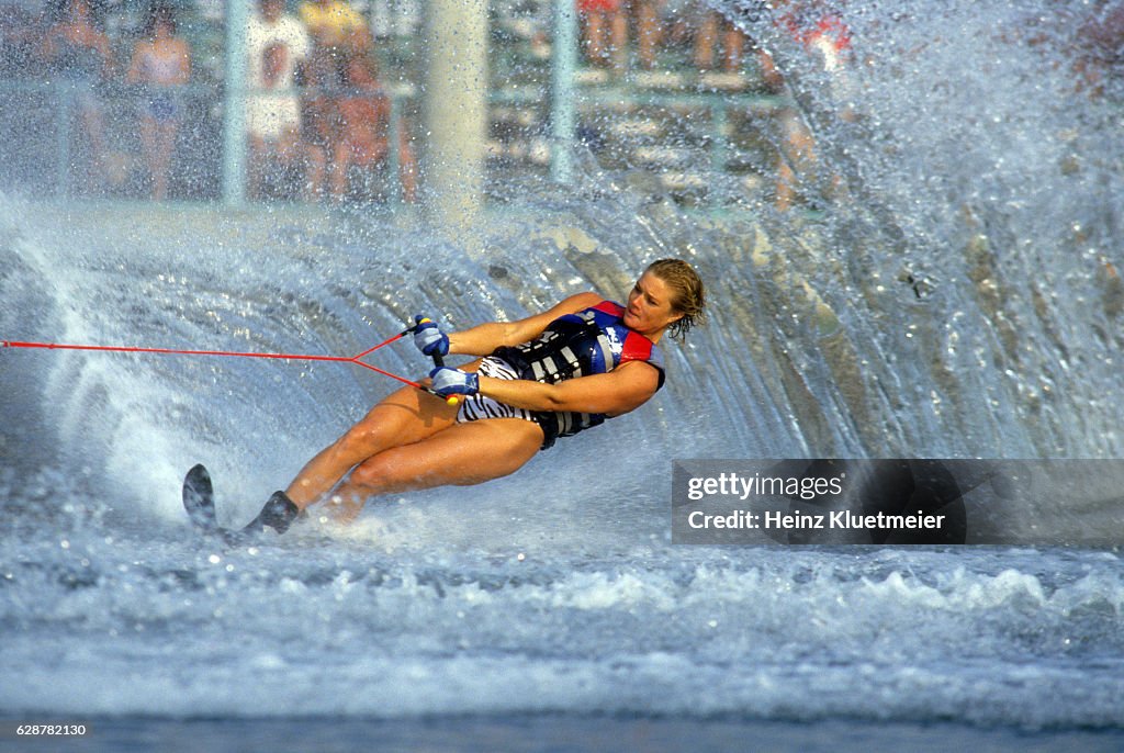 Sammy and Camille Duvall, Waterskiing