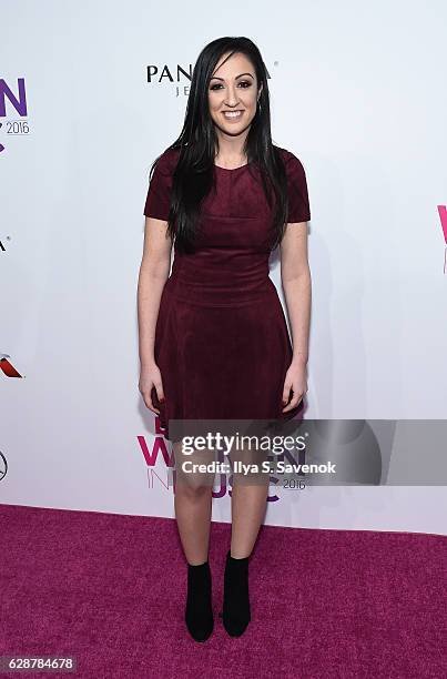 Marissa Morris attends Billboard Women In Music 2016 airing December 12th On Lifetime at Pier 36 on December 9, 2016 in New York City.