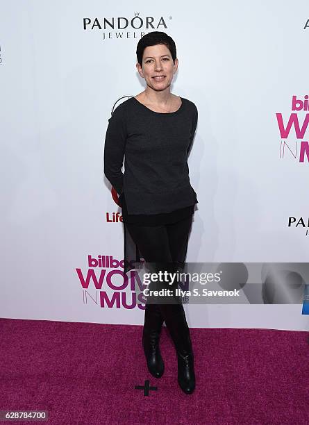 Lori Feldman attends Billboard Women In Music 2016 airing December 12th On Lifetime at Pier 36 on December 9, 2016 in New York City.