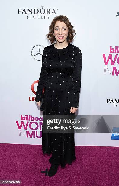 Regina Spektor attends Billboard Women In Music 2016 airing December 12th On Lifetime at Pier 36 on December 9, 2016 in New York City.