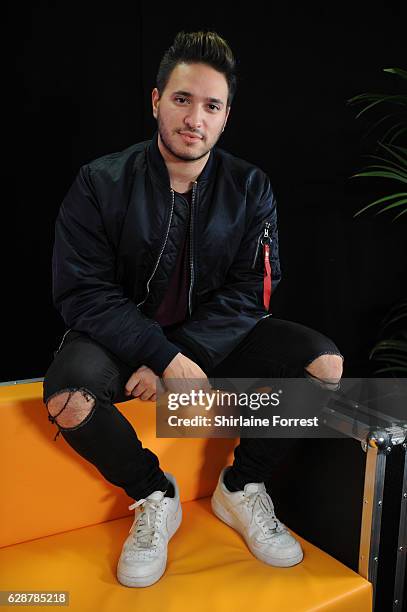 Jonas Blue poses backstage at Key 103 Christmas Live at Manchester Arena on December 9, 2016 in Manchester, England.